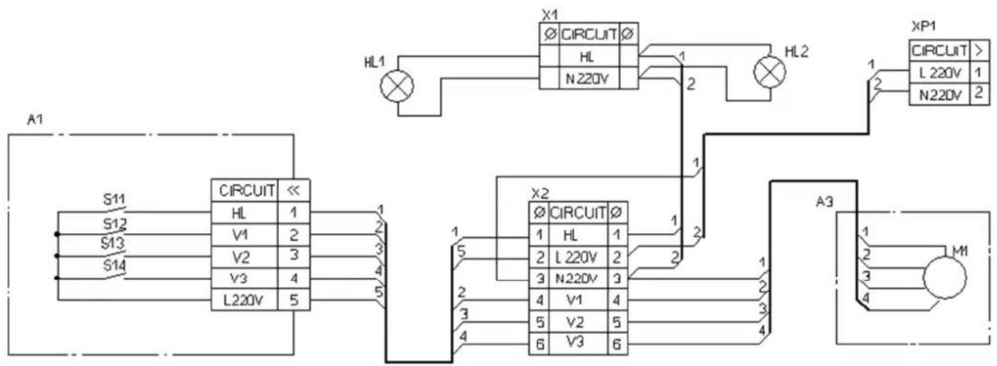 Guzzanti GZ 646S - SCHEMAx ELEKxRYCŻNY PODSxAWOWY - 1