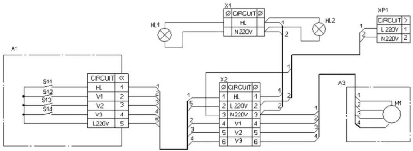 Guzzanti GZ 646S - ELECxRICAL SCHEMAxIC DIAGRAM - 1