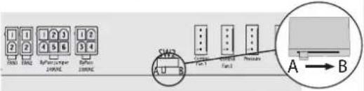 Dantherm HCC 360P2 - Swapping to mode B - 2