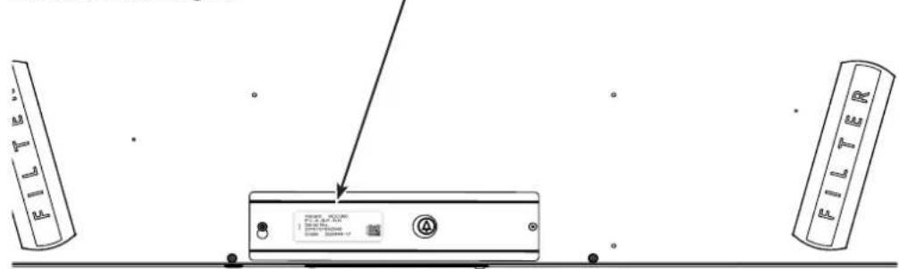 Diagram showing a device with labeled ports and measurement scales, including a pointer and a vertical scale bar labeled 'FILTER'.