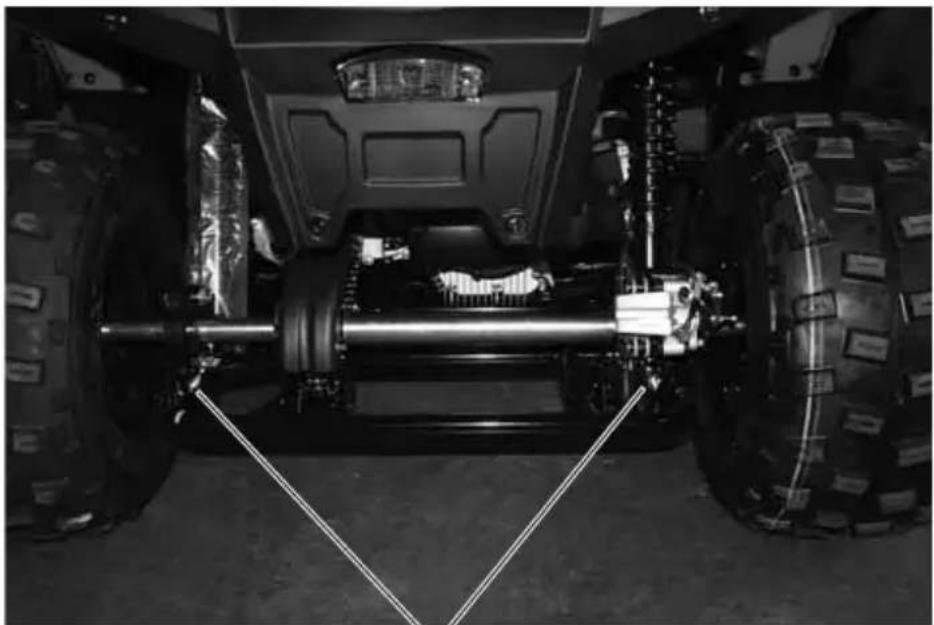 POLARIS RZR 170 (2016) - Drive Chain Slack Adjustment - 2