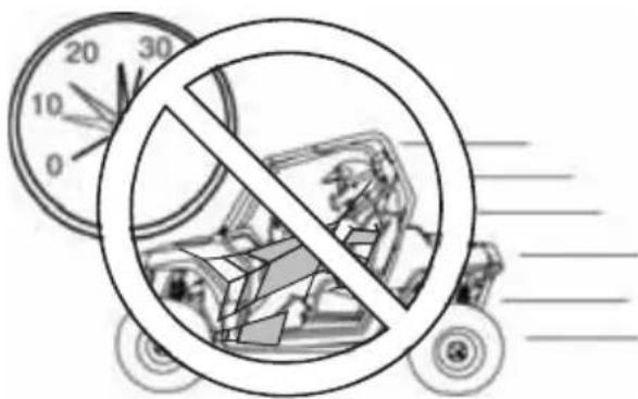 POLARIS RZR 170 (2016) - Safety Warnings Operating at Excessive Speeds - 1