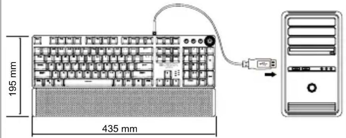 195 mm 435 mm