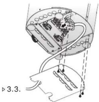 HARVIA Cilindro Plus PP90SP HPP900400SP - Anschluß des Steuergerätes und der Fühler (PP-E) - 3