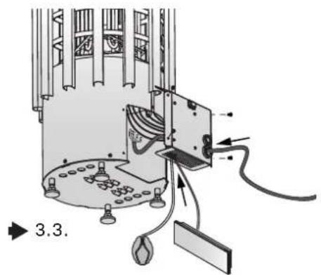 HARVIA Glow TRT90EE HTRT9004EE - Installing the Heater - 1