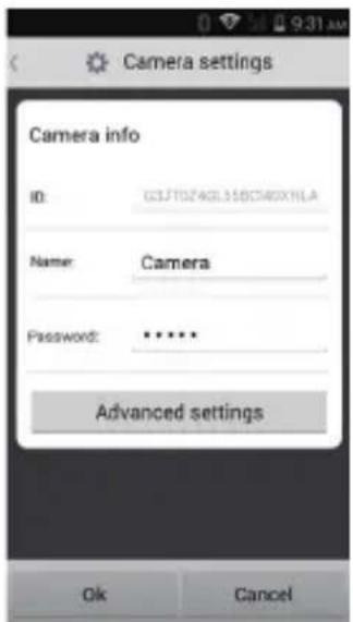 ACME IP1202 - Pārējie iestatījumi izvēlnē “Advanced settings” (papildu iestatījumi) - 1