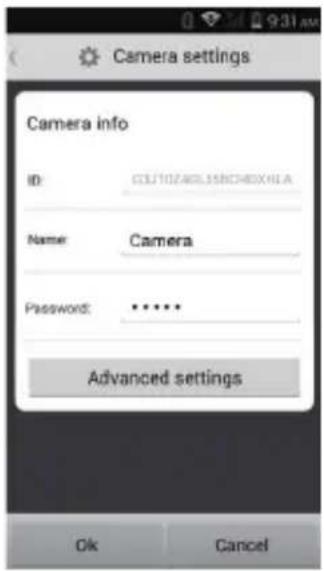 ACME IP1202 - Menüüs „Advanced settings“ saab muuta ka järgmisi seadeid - 1