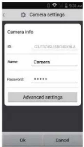 ACME IP1202 - Egyéb beállítások a "Advanced settings" ("Haladó beállítások") menüben - 1