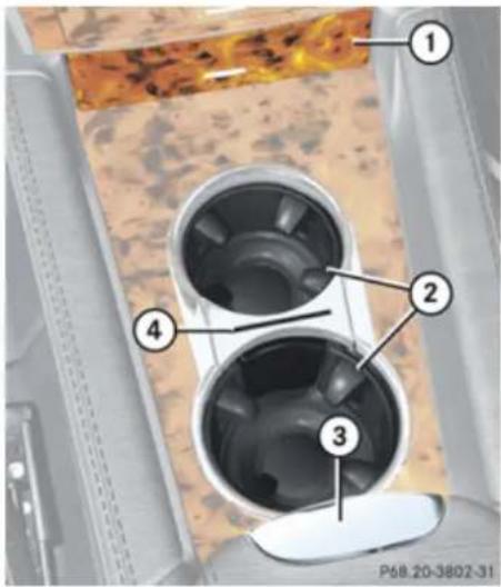 Mercedes-Benz GL (2009) - Center console - 1