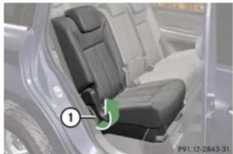 Mercedes-Benz GL (2009) - Easy-entry feature for third-row seats - 1