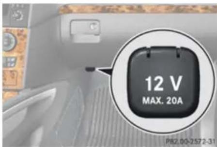 Mercedes-Benz GL (2009) - 12V Power outlets - 1