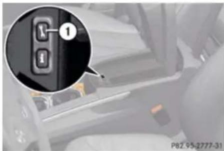 Mercedes-Benz GL (2009) - Roadside Assistance button - 1