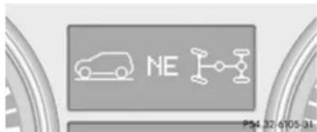 Mercedes-Benz GL (2009) - Off-road menu - 2