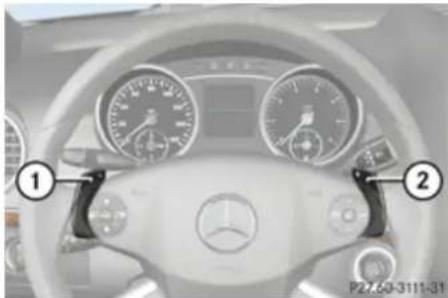 Mercedes-Benz GL (2009) - One-touch gearshifting - 1