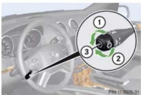 Mercedes-Benz GL (2009) - Heated steering wheel - 1