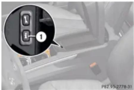 Mercedes-Benz GL (2009) - Information button - 1