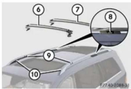 Mercedes-Benz GL (2009) - Loading and storing - 1