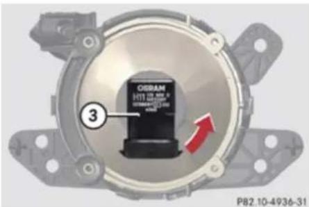 Mercedes-Benz GL (2009) - Replacing bulbs - 1