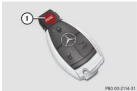 Mercedes-Benz GL (2009) - Panic alarm - 1