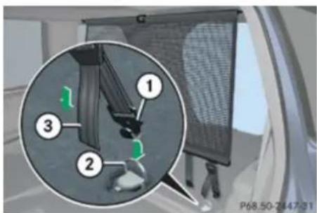 Mercedes-Benz GL (2009) - Loading and storing - 3