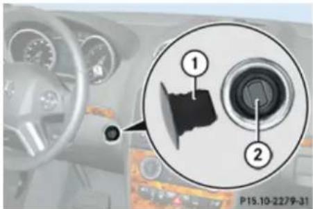 Mercedes-Benz GL (2009) - Observe Safety notes, see page 68. - 1