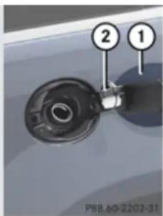 Mercedes-Benz GL (2009) - At the gas station - 2
