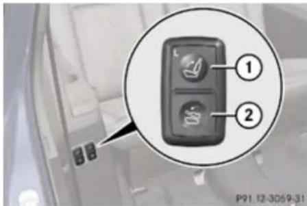 Mercedes-Benz GL (2009) - Folding third-row seats, electrically - 1