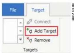File Target Connect Add Target Remove Targets