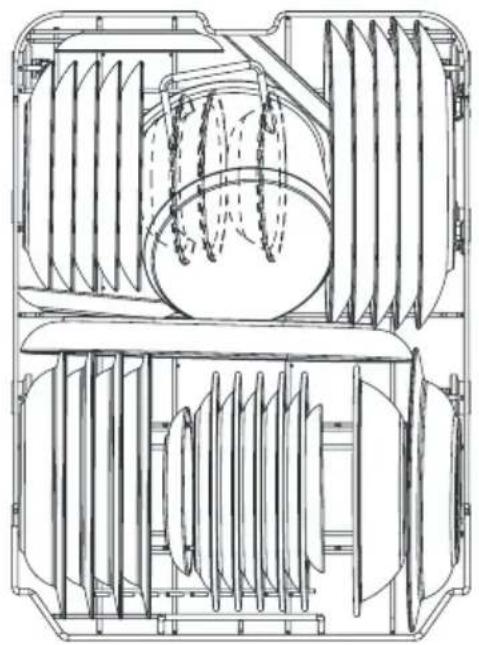 FAGOR 3LVF-638ADIT - Unterer Geschirrkorb - 1