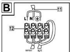 B 11 L N + 12 sensor light