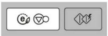 Two gray rectangular icons with symbols: one with a circular icon containing a leaf and triangle, the other with a lightning bolt symbol.