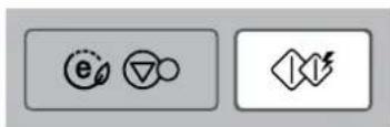 Three gray rectangular icons with symbols: circular arrow, triangle, and fish symbol, likely representing digital icons or symbols.