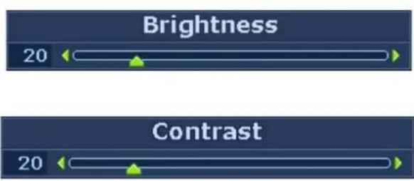 BENQ G910WA - Brightness and Contrast hot keys - 1