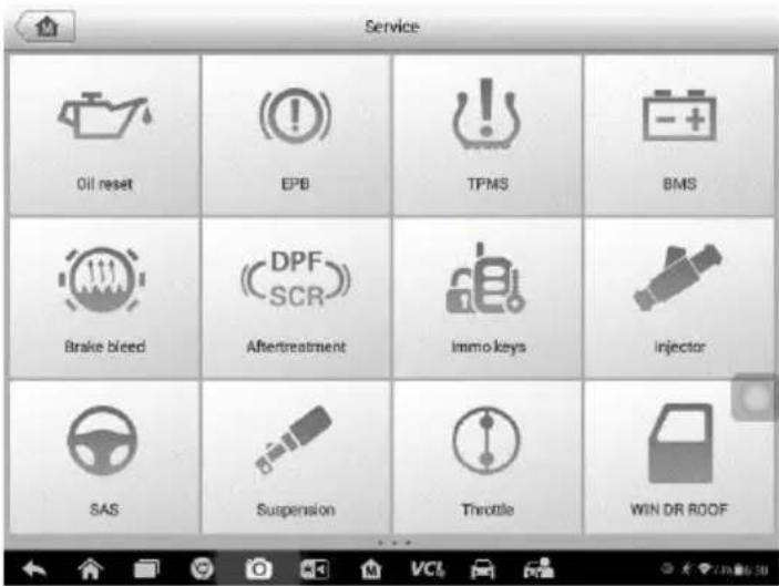 Service Oil reset EPB TPMS BMS Brake bleed DPF SCR Aftertreatment Immolezys Injector SAS Suspension Throttle WIN DR ROOF