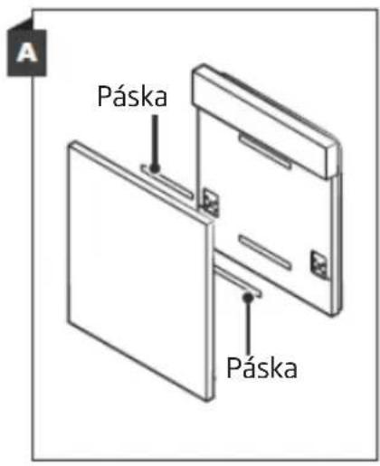 1. Vyšroubujte čtyři krátké šrouby 2. Zašroubujte čtyři dlouhé šrouby