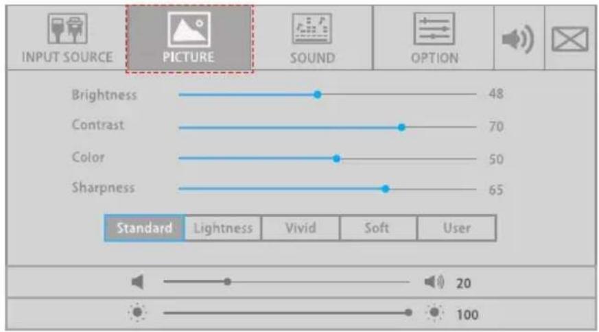 Newline TT-7521IP - Picture Setting - 1