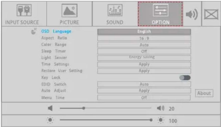 Newline TT-7521IP - Option Setting - 1