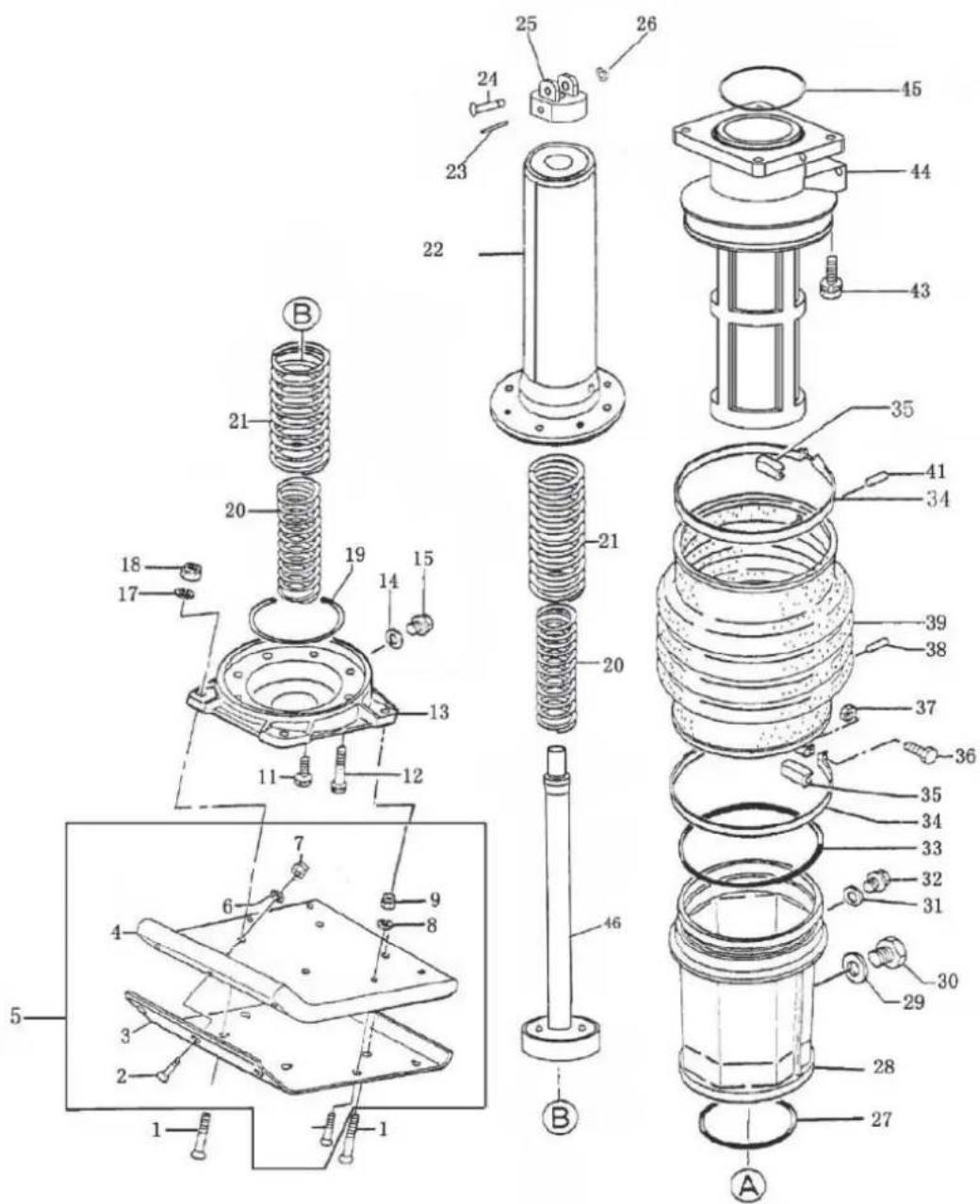 Zipper ZI-RAM80C - Explosionszeichnung / explosion drawing - 1