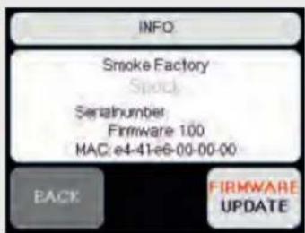 Smoke Factory Spock - Geräteinformationen, Firmware Update - 2
