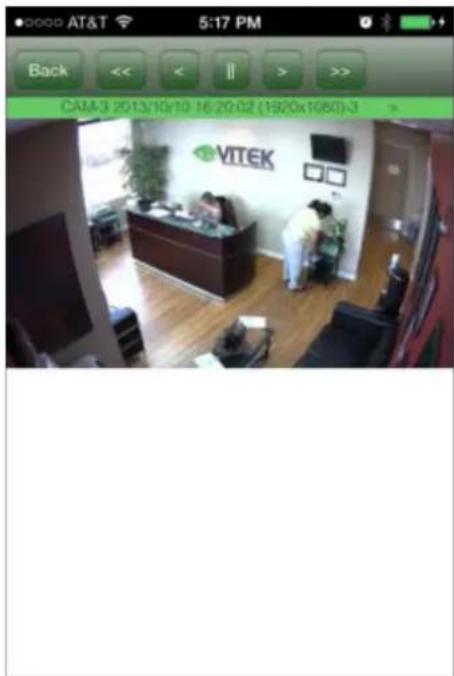Back << < II > >> CAM-3 2013/10/10 16:20:02 (1920x1080)-3 VITEK