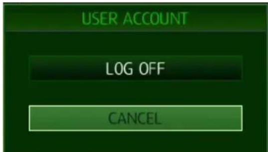 USER ACCOUNT LOG OFF CANCEL