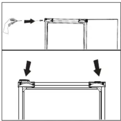 GRUNDIG GKPN66940LXRW - Fixarea penelor de fixare din plastic - 1