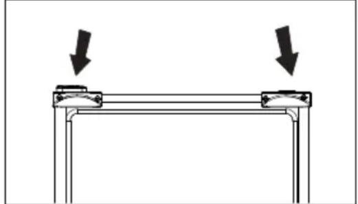 GRUNDIG GKPN66940LXRW - Attaching the plastic wedges - 2