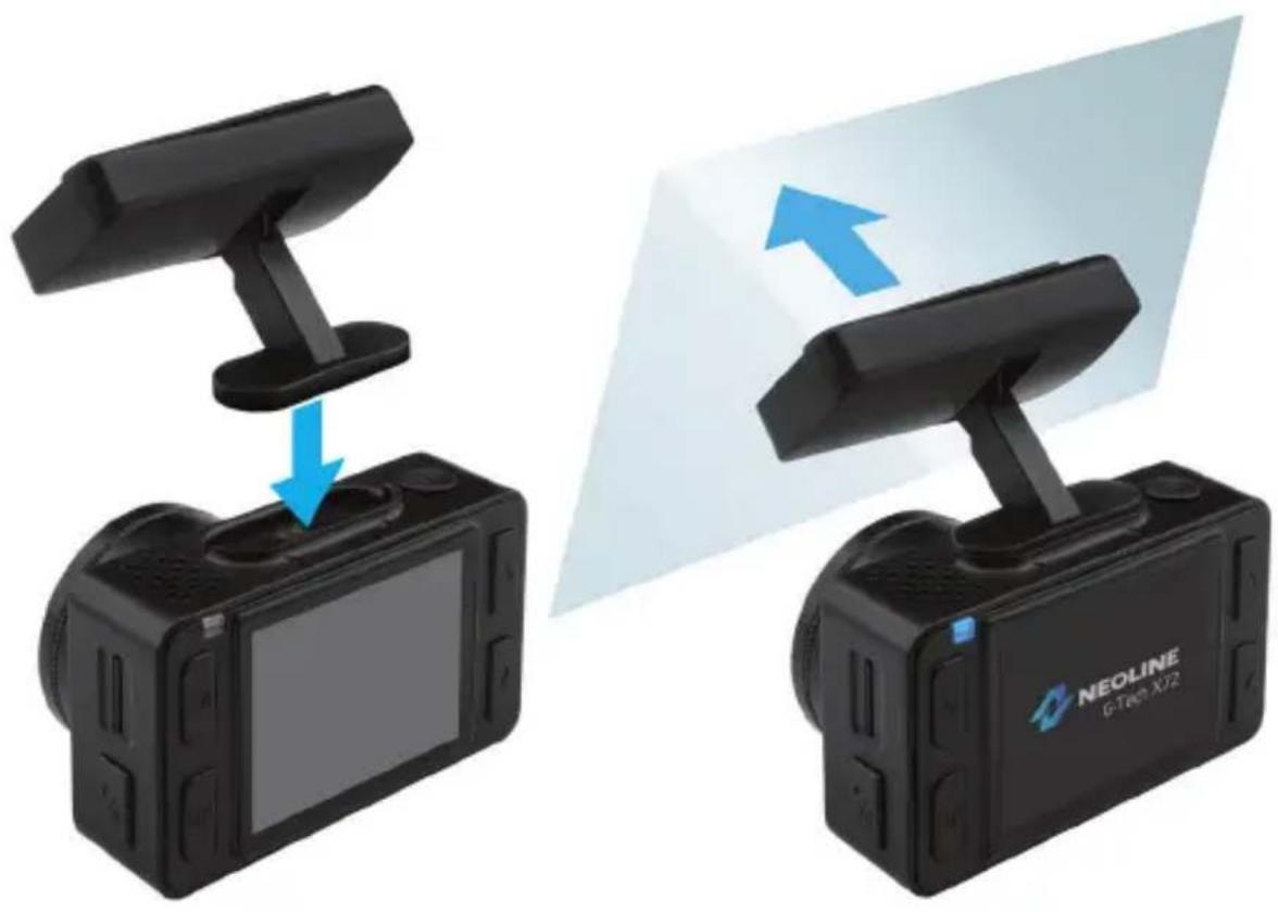 Neoline G-Tech X72 - Installation on the windshield - 1
