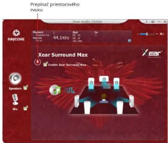 Tracer ZEN - Priestorový zvuk Xear - 1