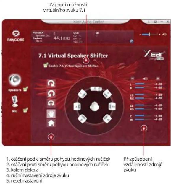 Tracer ZEN - Nastavení virtuálního zvuku 7.1 - 1