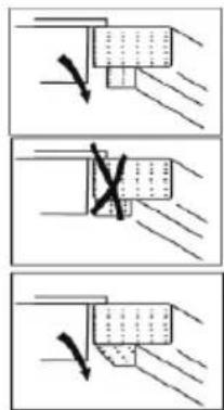 Concept IDV5660WH - Follow the following instruction during installation: - 2