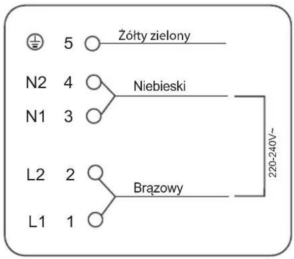 Concept IDV5660WH - Połączenia listwy zaciskowej urządzenia - 1