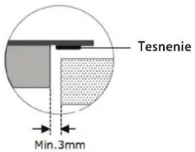 Tesnenie Min.3mm