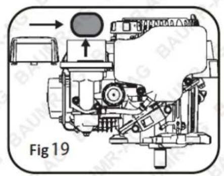 Baumr-AG 740SX - NOTE: Do not use pressurized air or solvents to clean the filter. Pressurized air can damage the filter, and solvents will dissolve the filter. - 2